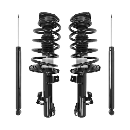 Unity 4-13083-259020-001 Front and Rear Complete Strut Assembly Shock Kit 4-13083-259020-001